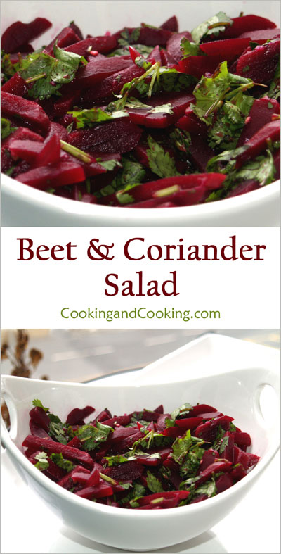 Beet and Coriander Salad