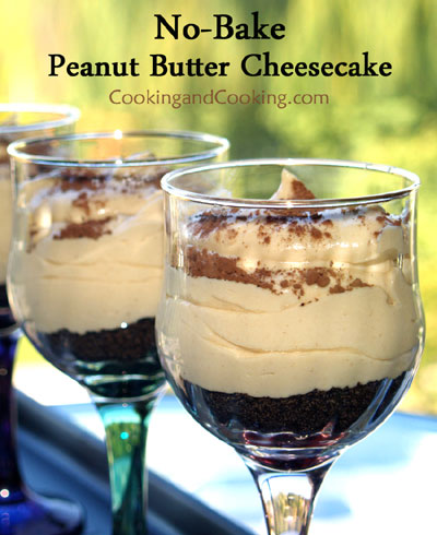 No-Bake Peanut Butter Cheesecake