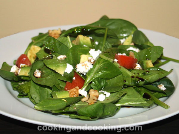 Spinach Salad with Feta