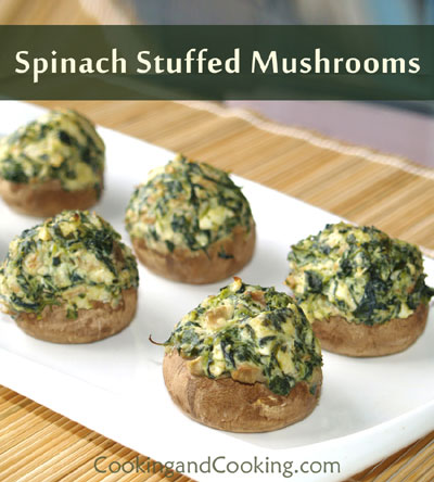 Spinach-Stuffed-Mushrooms