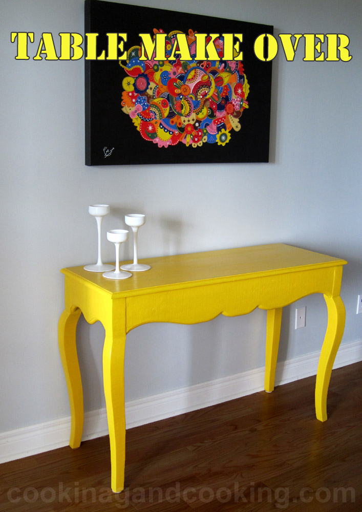 Yellow-Table-Makeover Yellow-Table-Makeover