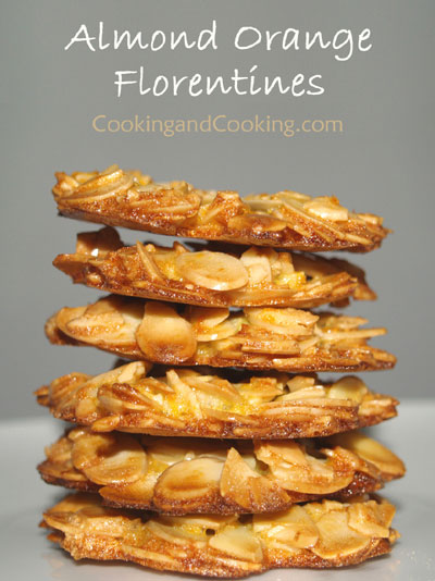 Almond Orange Florentines Almond Orange Florentines