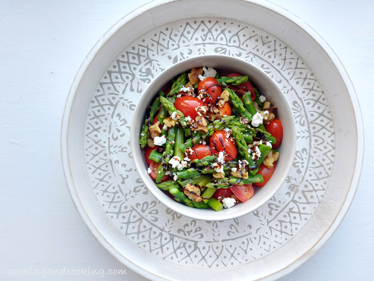 Asparagus and Tomato Salad with Feta Asparagus and Tomato Salad with Feta