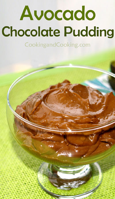 Avocado Chocolate Pudding