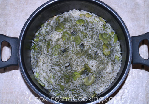 Baghali Polo (Persian Rice with Dill and Fava Beans)