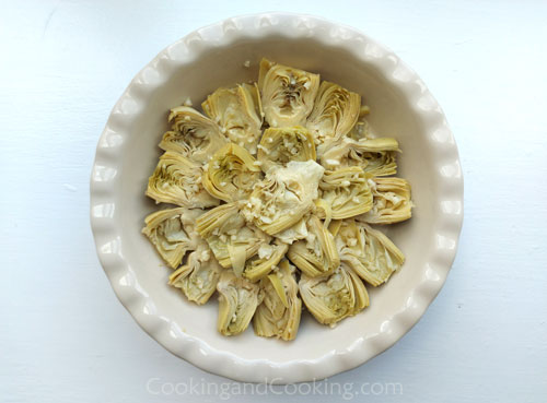 Baked Artichoke Hearts with Parmesan Baked Artichoke Hearts with Parmesan