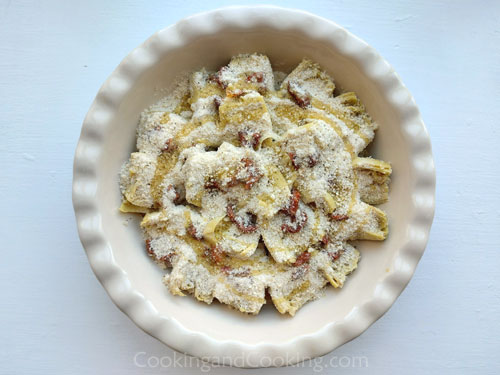 Baked Artichoke Hearts with Parmesan