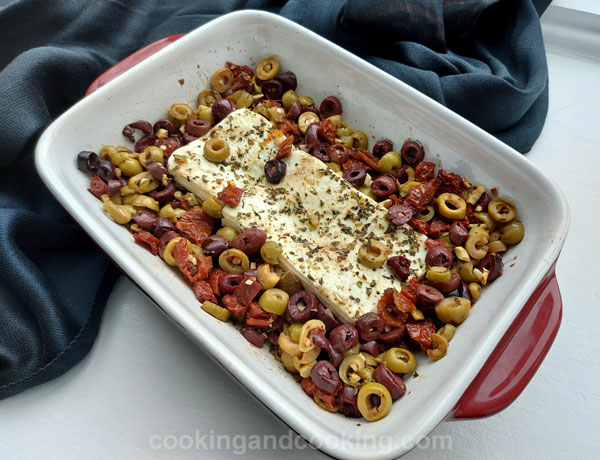 Baked Feta with Olives