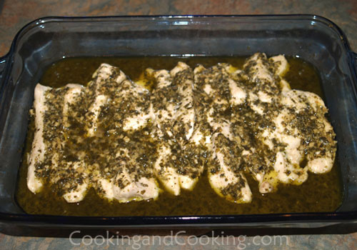 Baked Pesto Chicken