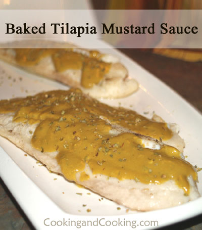 Baked Tilapia Mustard Sauce Baked Tilapia Mustard Sauce