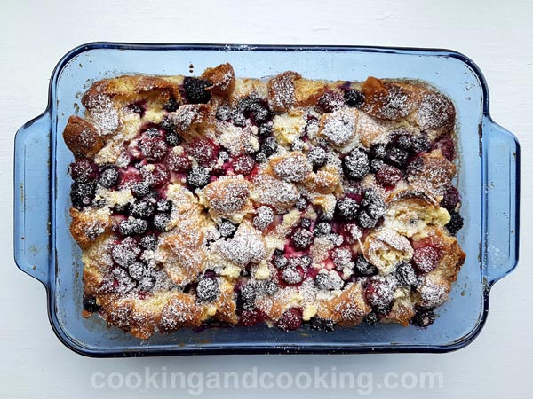 Berry Croissant Casserole