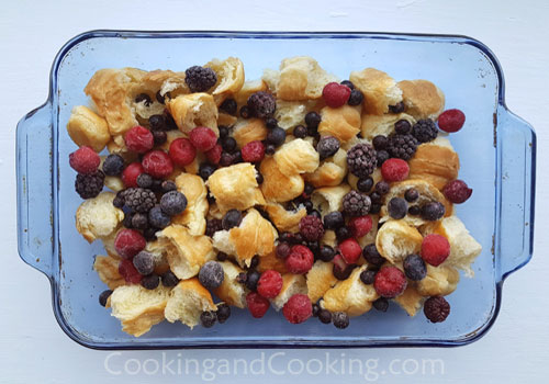 Berry Croissant Casserole