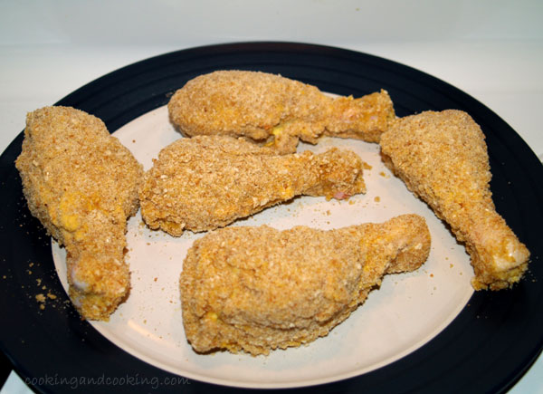 Spicy Breaded Chicken Drumsticks