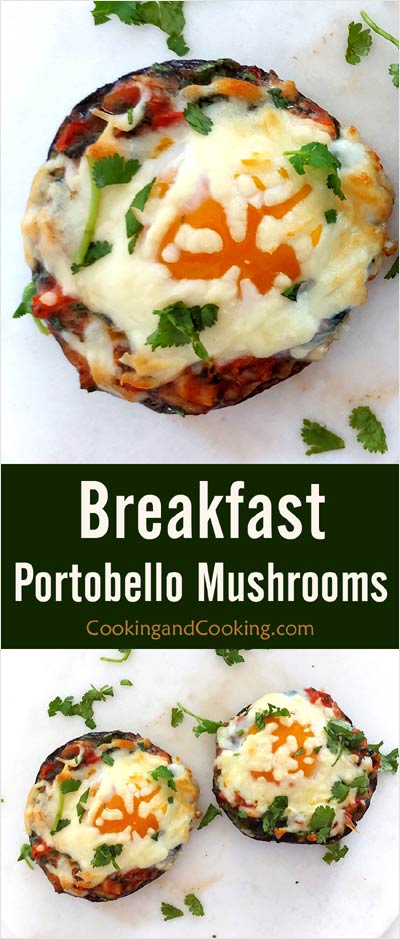 Breakfast Stuffed Portobello Mushrooms