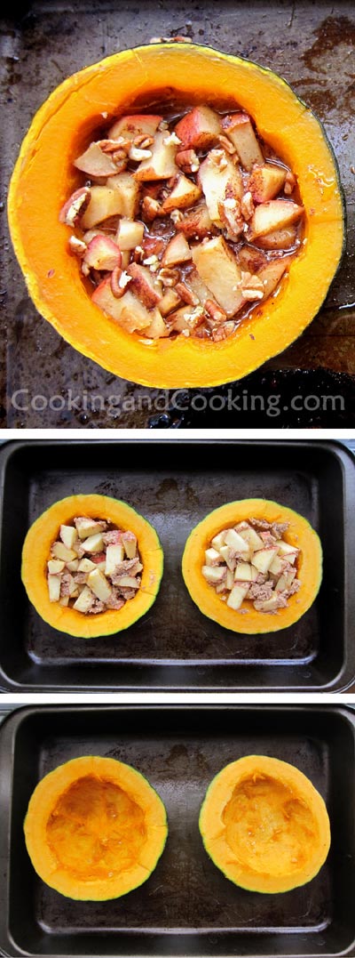 Buttercup Squash with Apples