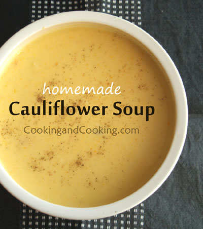 Cauliflower Soup Cauliflower Soup