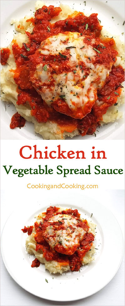 Chicken in Vegetable Spread Sauce Chicken in Vegetable Spread Sauce