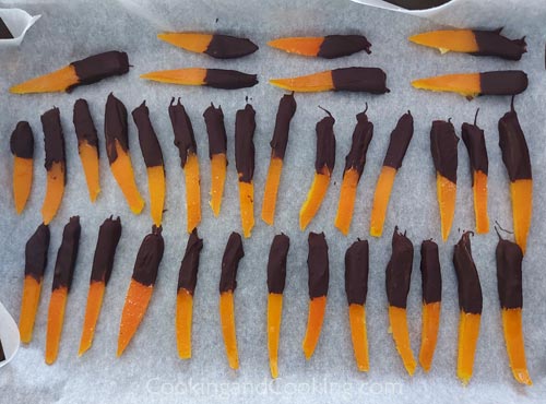 Chocolate Dipped Orange Peel