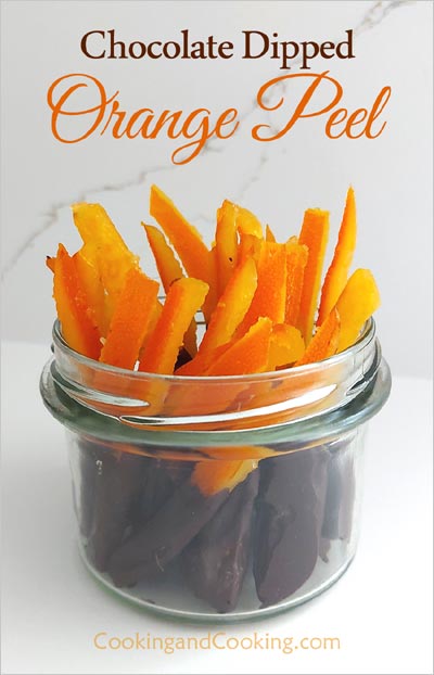 Chocolate Dipped Orange Peel Chocolate Dipped Orange Peel
