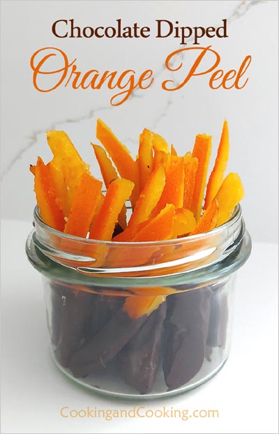 Chocolate Dipped Orange Peel