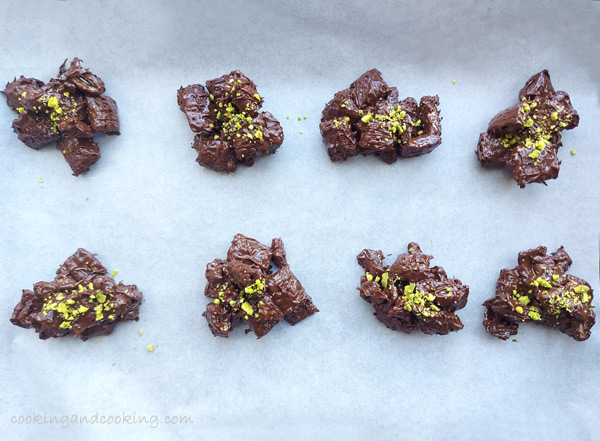 Chocolate Orange Cereal Bites 