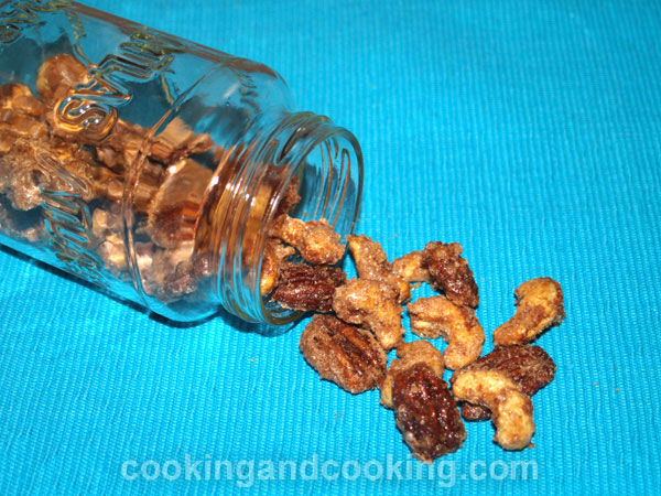 Cinnamon Sugar Candied Nuts