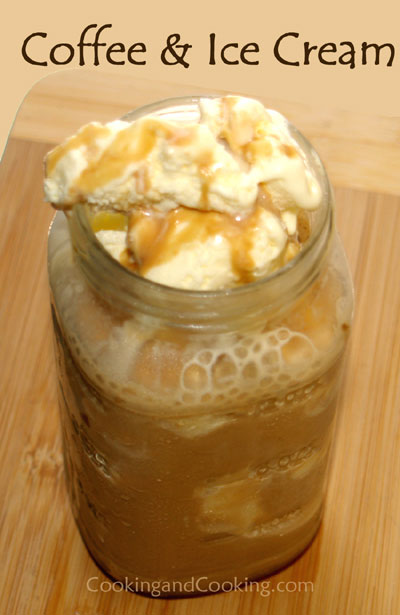 Ice Cream Coffee Float (Coffee Glace)