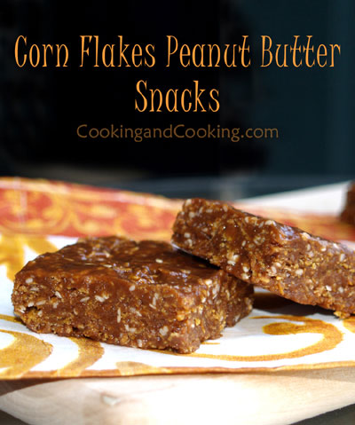 Cornflakes Peanut Butter Snacks