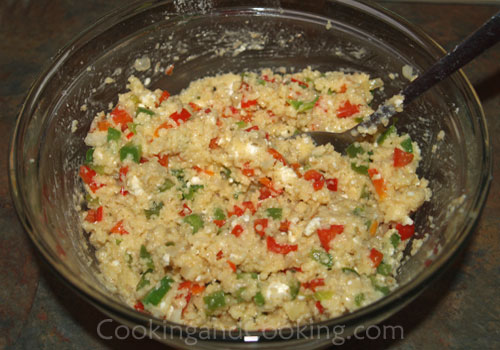 Couscous Feta Cakes Couscous Feta Cakes