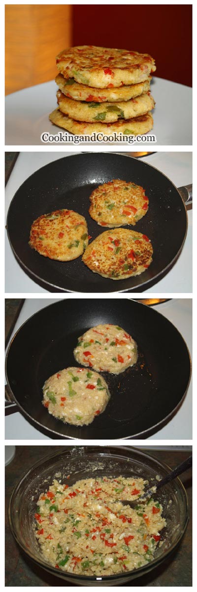 Couscous Feta Cakes