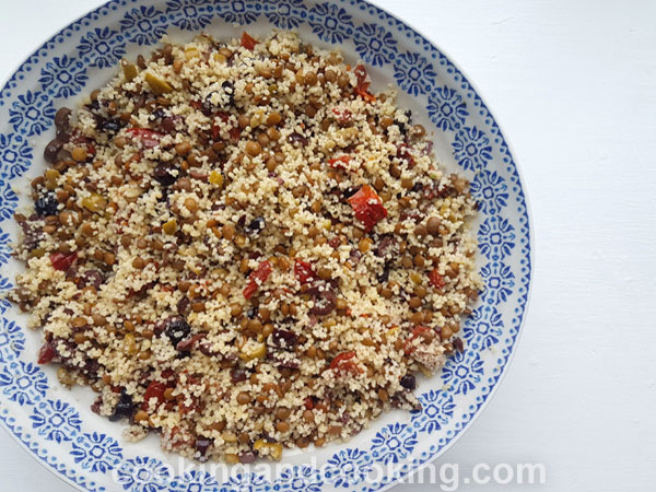 Couscous and Lentil Salad