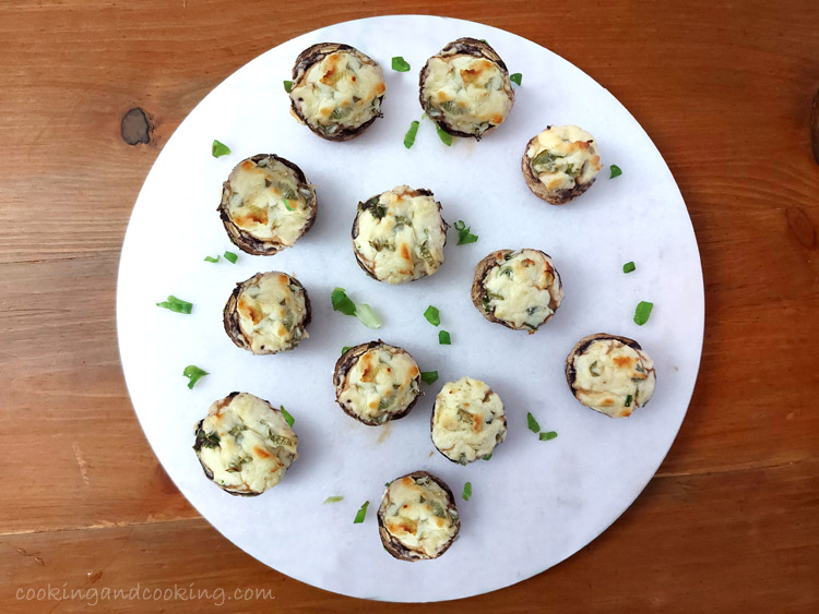 Cream Cheese Stuffed Mushrooms