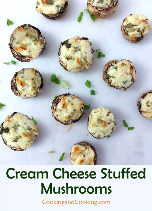 Cream Cheese Stuffed Mushrooms