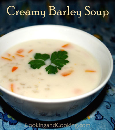 Creamy Barley Soup
