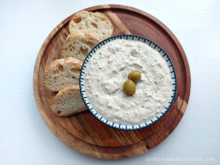 Creamy Green Olive Dip