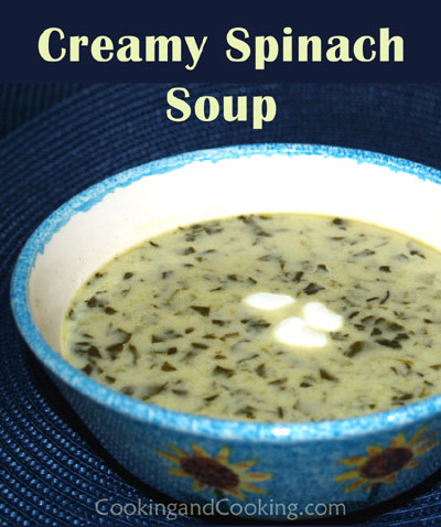 Creamy Spinach Soup