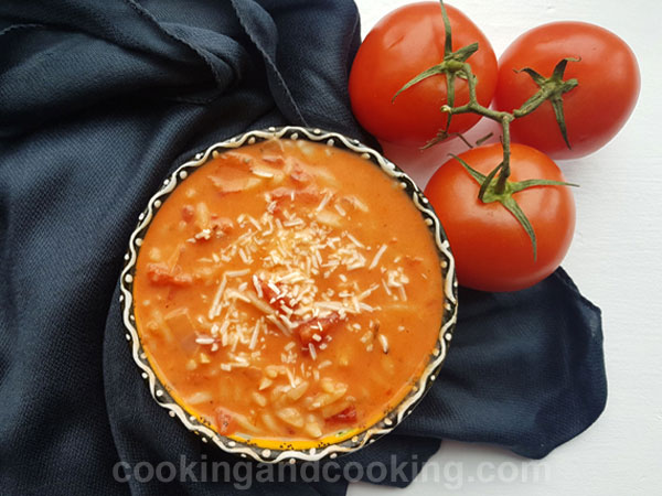 Creamy Tomato Orzo Soup