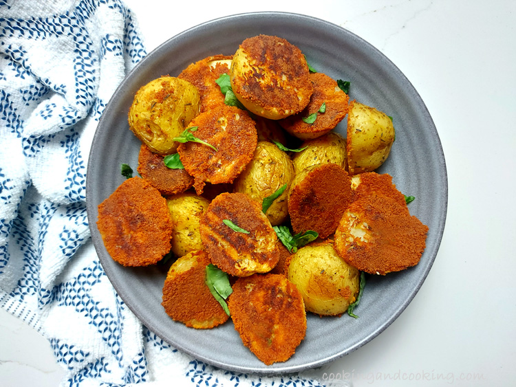 Crispy Parmesan Potatoes