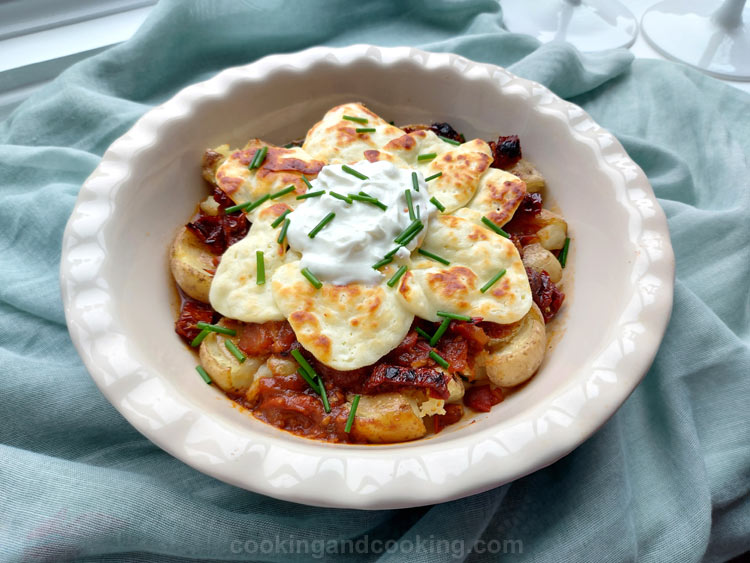 Crispy Potato and Halloumi