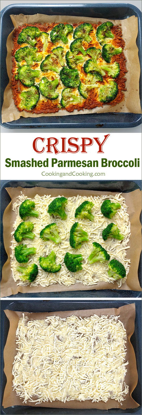 Crispy Smashed Parmesan Broccoli