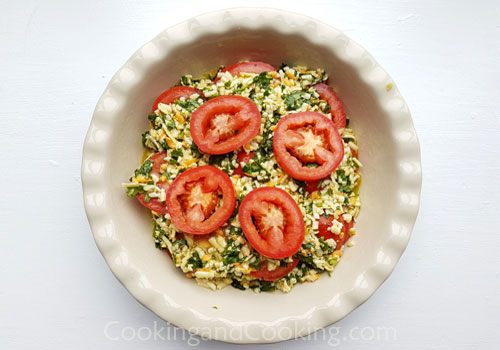 Crustless Tomato Pie Crustless Tomato Pie