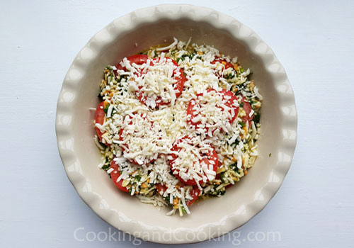Crustless Tomato Pie Crustless Tomato Pie