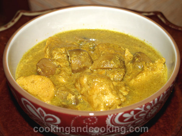 Curry Chicken Mushroom Stew