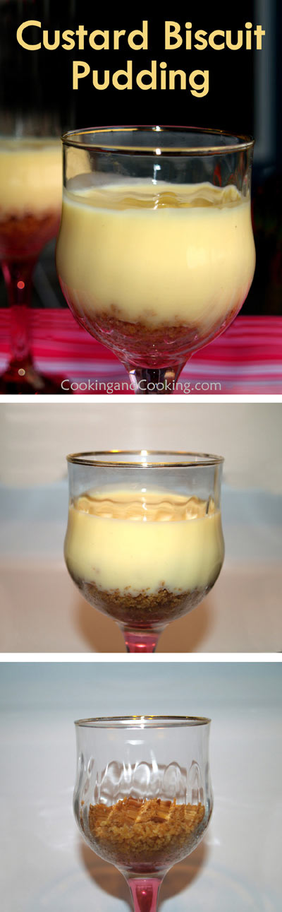 Custard-Biscuit-Pudding