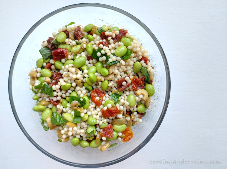 Edamame Couscous Salad