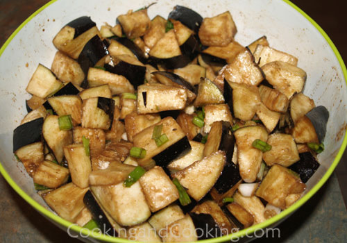 Eggplant Feta Salad