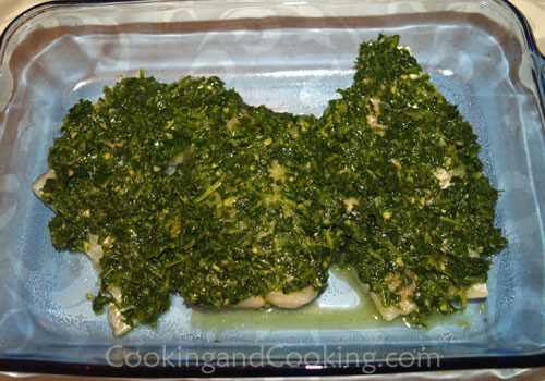 Fish with Coriander and Parsley Fish with Coriander and Parsley