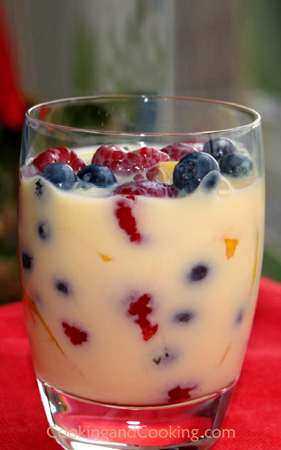 Fruit Salad with Custard