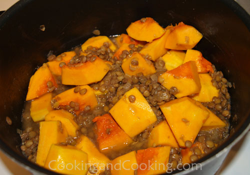 Lentil and Butternut Squash