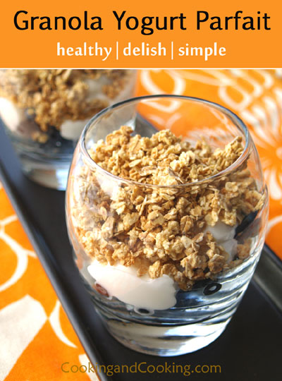 Granola Yogurt Parfait Granola Yogurt Parfait